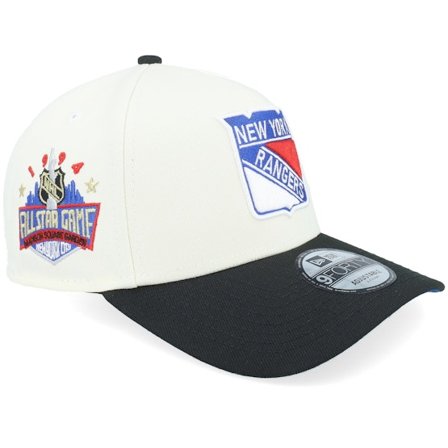 New Era - NHL - White - adjustable - Cap - Hatstore Exclusive x New York Rangers All Star Game 9FORTY Chome 94 A-Frame Adjustable - Hatstore