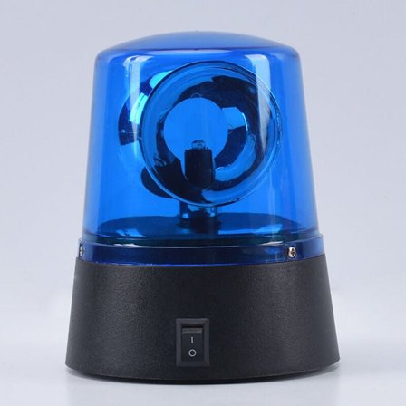 Blinkande LED-varningsljus för fordon, lastbil, skolbuss, blått