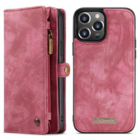 Caseme Iphone 13 Pro Retro Plånboksfodral - Röd Röd