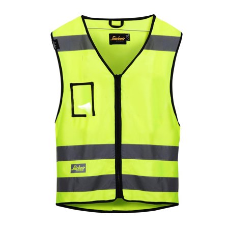 Snickers Workwear 9153 Vest varsel, gul Varsel, Gul, Klær