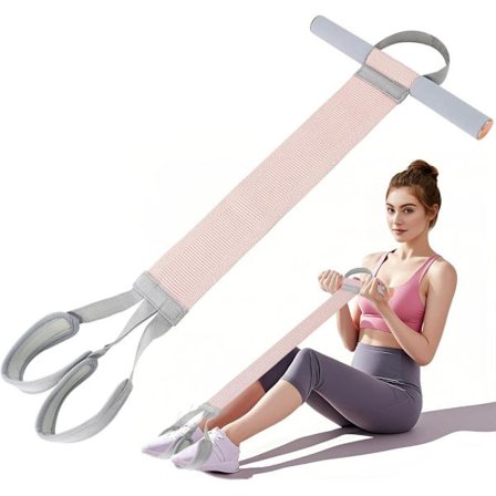 120 lbs tygmodstandsbånd med håndtag og skridsikker pedal – træningsbånd til hele kroppen, yoga, pilates, fitnesscenter derhjemme, yoga-modstandsbånd