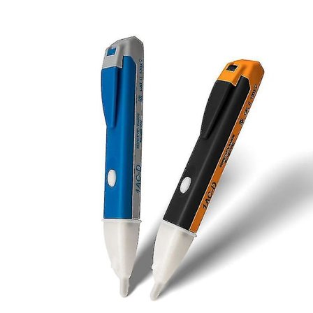 Kosketukseton LED-ilmaisin hälytys sähkötesti kynä 2kpl - valkoinen