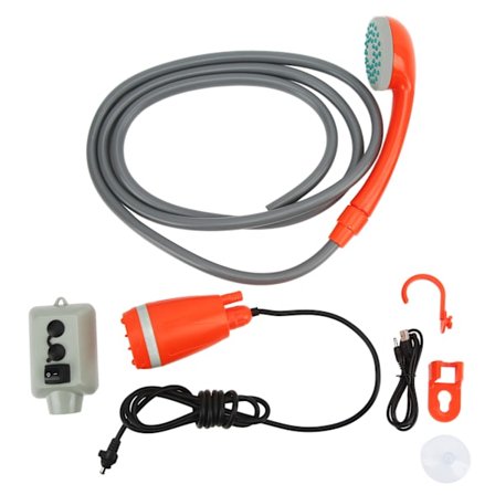 USB Laddningsbar Campingdusch Bärbar Utedusch Universal för Husbil Yacht Bil