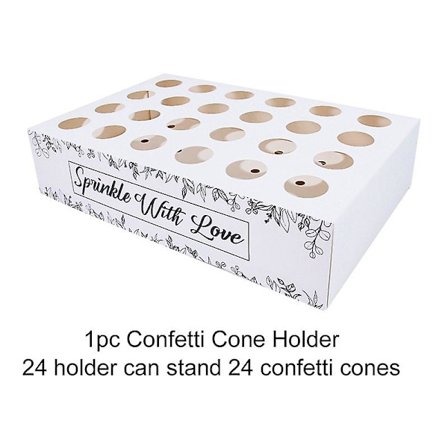 Staraise Kraftpapper Bröllop Bricka Konfettikon Stativ Låda Bricka För Bröllopsdekoration Bröllop Konfettikottar Bröllop Papperskoner