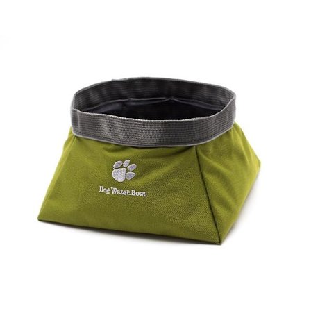Hundskål, hopfällbar, bärbar mat- och vattenskål