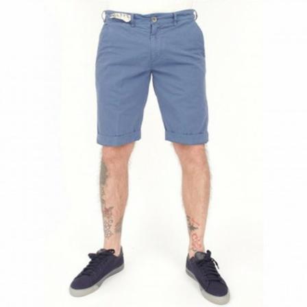40Weft shorts W2185 blå, Herr Chinos Shorts, Herr, Storlek: 2XS