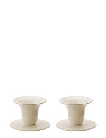 The Bell Candlestick - 2 Pack Home Decoration Candlesticks & Tealight Holders Candlesticks Beige Kunstindustrien