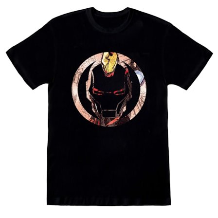 Marvel Girls Iron Man Montage Symbol Bomull T-shirt 7-8 år B