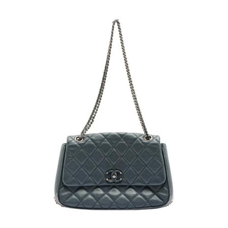Chanel Vintage Shoulder Bags Sort, Dame Vintage Tasker, Størrelse: ONE Size