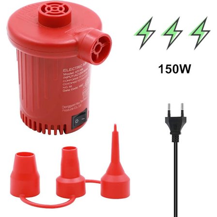 Hurtig Luftpumpe Med 150W Elektrisk Luftpumpe For Luftmadrasser, Senger Og Luftbasseng Ac Eksplosiv Pumpe