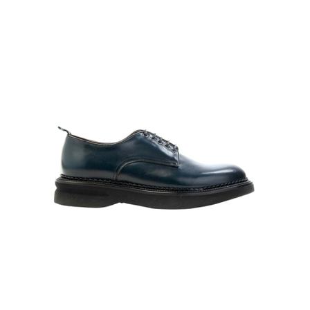 Green George, Laced Shoes Blauw, Heren, Maat:42 1/2 EU,rubber