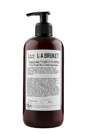 L:A BRUKET 112 Conditioner Lemongrass 450 ml, Hår, Shampoo & Hårpleje, Balsam