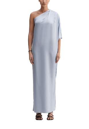 Ahlvar Gallery Ella satin dress Klänningar Dam Blå S