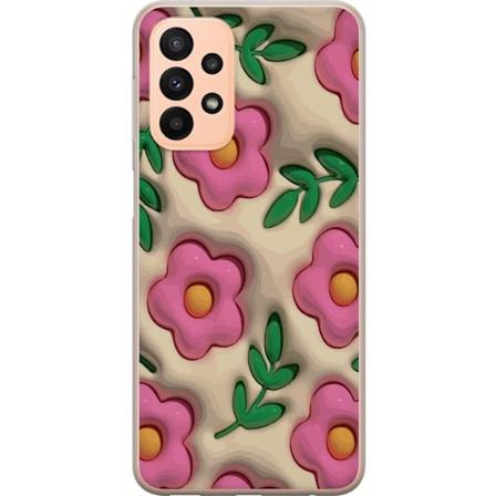 Samsung Galaxy A23 5G Gjennomsiktig deksel Boblende Blomster