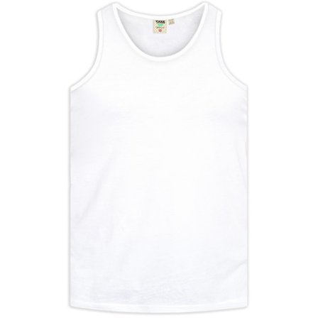 Duke Herr Tanktop D555 Fabio Kingsize 4XL Vit