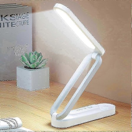 2025 Foldbar Trådløs LED Skrivebordslampe - Dæmpbar Bordlampe med 3 Lysstyrkeniveauer - USB Genopladelig Udgave[D]