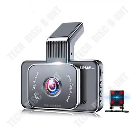 TD Auto tallennin HD yökuvaus kaksinkertainen etu- ja takakamera mobiililaitteiden yhteys langaton auton kamera