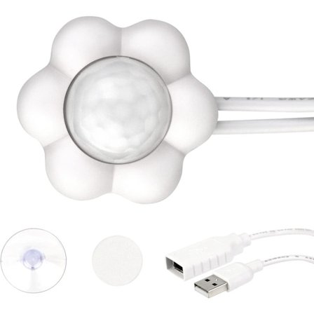 Bevægelsessensor til Kat Hund Kæledyrsfontæne Intelligent Automatisk Infrarød Bevægelsessensor Universal til Kæledyrs Drikkevandsdispenser med USB