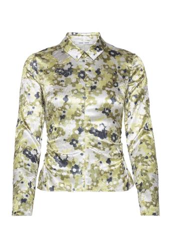 Ivana Blouse 14569 Langermet Skjorte Grønn Samsøe Samsøe*Betinget Tilbud