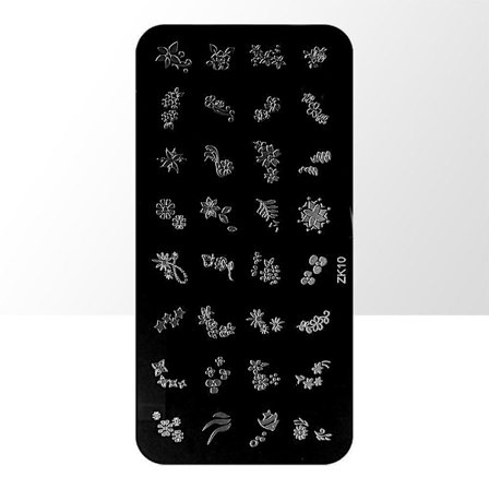 Leimauslevy - Kynsikoristeet - ZK10 - Suorakulmio