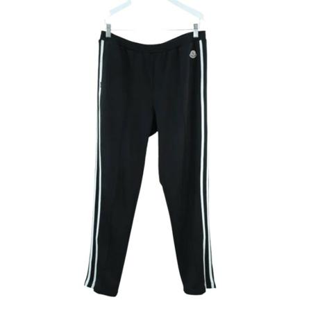 Moncler Pre-owned Pre-ownedBomuldbottoms Sort, unisex Vintage Bukser