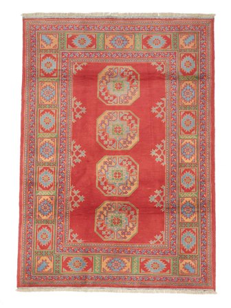 Afghan Fine Rug 123X170 Dark Red/Brown Wool, Afghanistan