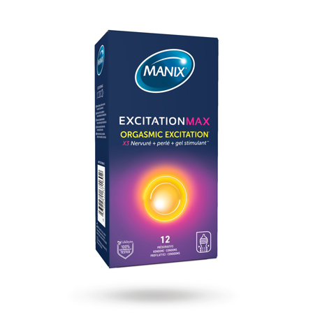 Manix Excitation Max Mix Condoms - Vuxen.se - Kondom med textur, knottrig kondom
