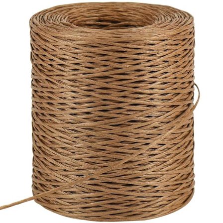 Blomstertråd, 200 m bøjelig blomstertråd til kransfremstilling, indpakning af blomsterbuketter, blomsterdekoration og kunsthåndværk (mørkebrun)