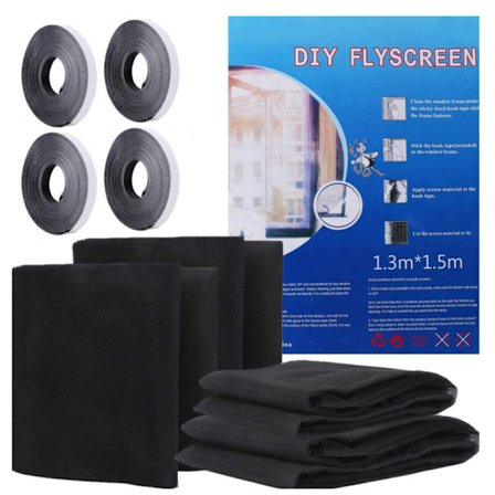 4 kappaletta ikkunan hyttysverkkoa, hyttysverkko 4 itseliimautuvalla