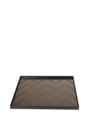 Specktrum The Herringbone Tray - Brown - 40X40CM