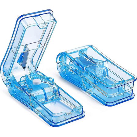 Pilleklipper til at klippe og knuse små og store piller, pilledeler til at dele dine piller