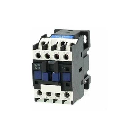 CJX2-1210 220V 25A 50/60HZ Spole Motor AC Kontaktor 3 Poler Normalt Åben-LP-