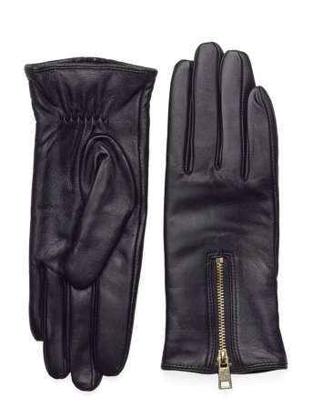 Gloves With Zipper Black DEPECHE