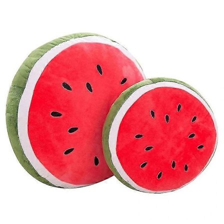Watermelon Pillow Fluffy Watermelon Plush Soft Toy Gift 30cm