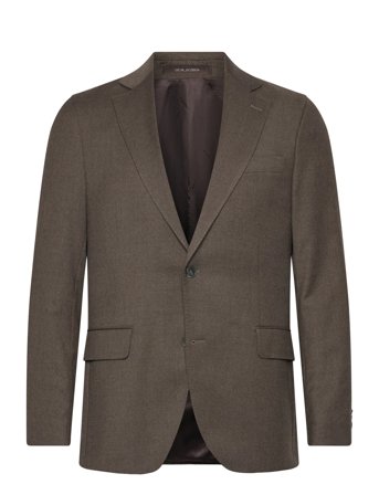 Oscar Jacobson Fogerty Blazer - Brown - 48