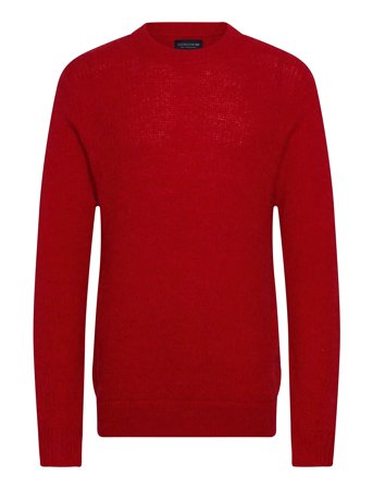 Lexington Clothing Fluffy Alpaca Sweater - Red - XL