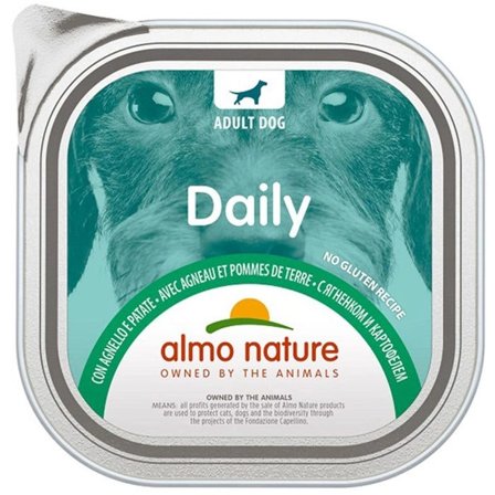 Almo Nature Daily Agnello e Patate Alimento Umido Per Cani Adulti