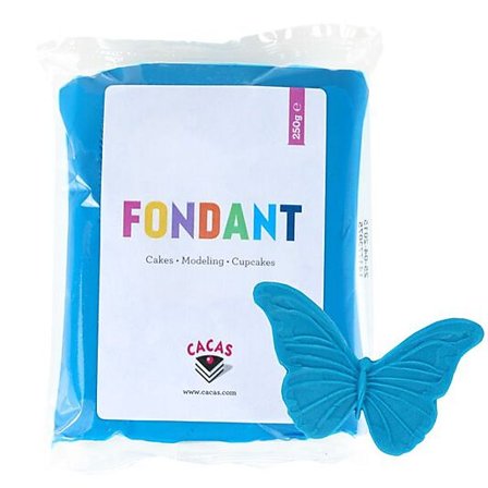 CACAS Fondant Blå 250g