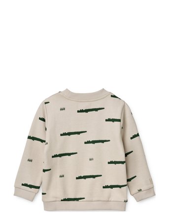 Thora Printed Sweatshirt Sweat-shirt Genser Creme Liewood*Betinget Tilbud