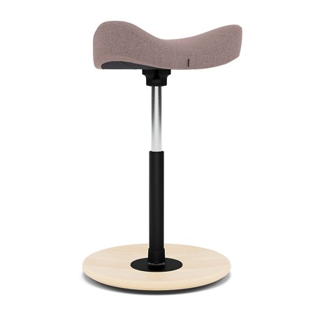 Varier Furniture Move - Pink Wool - Natural base