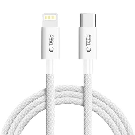 Tech-Protect USB-C till Lightning kabel Ultraboost 2m - Grå