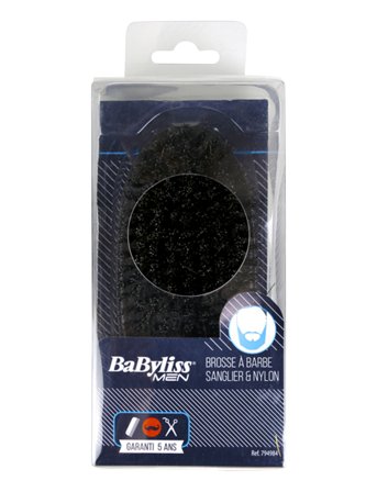 Babyliss Paris Hair And Beard Mixed Bristle Brush - Black - ONE SIZE