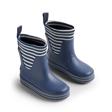 WHEAT Rubber Boot Muddy Indigo Stripe 25, Tøj & Bolig, Sko, Gummistøvler
