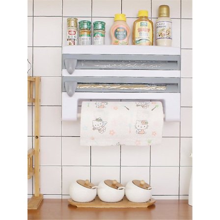 Køkken Opbevaringsstativ Klædefilm Flaske Væghængt Papirhåndklæde