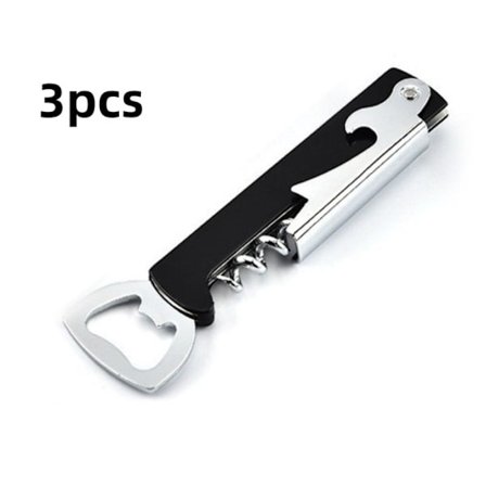 3 stk 3 i 1 proptrækker oplukker SORT