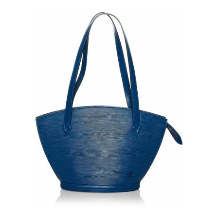 Louis Vuitton Vintage Shoulder Tass , Blauw , Dames , Maat: ONE Size Vintage Tassen