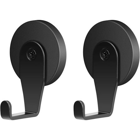 Magnetiske guirlandeophæng, 2 stk. kraftige magneter med køleskabskroge, metalforhængsdør juledekoration magnetiske kroge