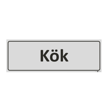 Skylt Kök 225x80mm