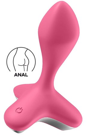 Kjøp Satisfyer Game Changer Plug Vibrator Pink - Analplugg med vibrator | God pris