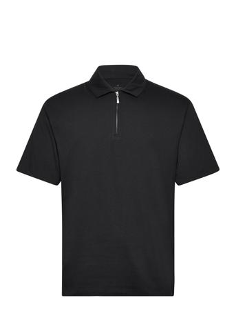 Jprblaholst Ss Zip Polo Black Jack & J S